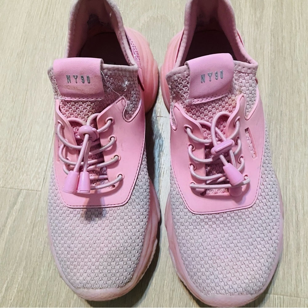 Steve Madden Myles NY90 pink woman slip on sneakers size 7 rhinestones pink - Picture 4 of 10